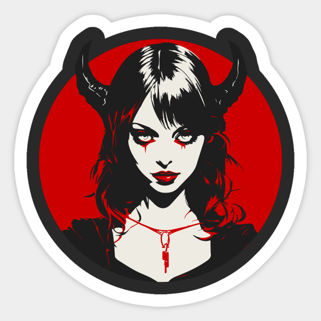 She Devil Sticker by n23tees